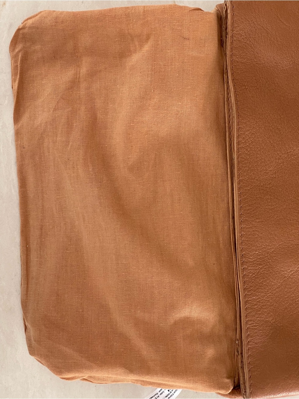 FREE PEOPLE Nicola Tan Leather Crossbody / Convertible Bag, GUC - Picture 6 of 15